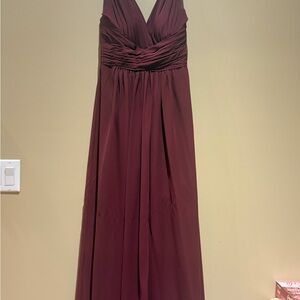 Bill Levkoff Deep Burgundy Prom Dress